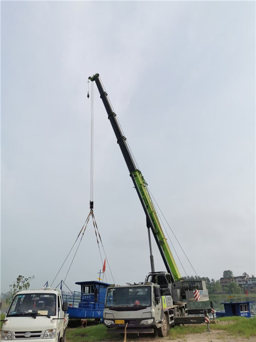 茂南区桥梁建设吊装案例